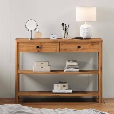 Imagem de Aparador Com Gavetas Estreito Moderno Freijó Apoana