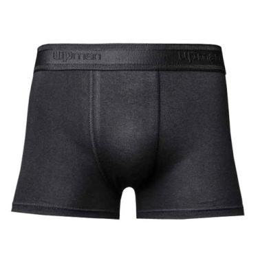 Imagem de Cueca Boxer Juvenil Upman Cotton 561C1, Preto, 10