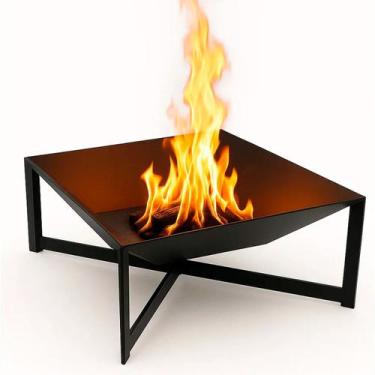 Imagem de Lareira De Aço Fogueira Para Ambientes Externos Lenha Jardim - AFN MET