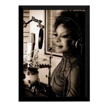 Imagem de Quadro Decorativo Foto Elza Soares Samba Raiz