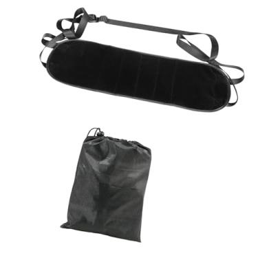 Imagem de Fenteer Suporte de rede para pés de avião, acessórios confortáveis, suporte conveniente, descanso para pés de viagem para mulheres e homens, viagens longas,