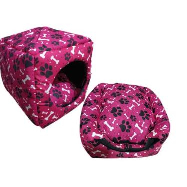 Imagem de Cama Cachorro Gato Toca tipo 3 em 1