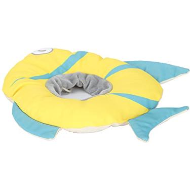 Imagem de Ymiko Colar de Gato, Colar de Gato de Ajustável Cole de Segurança Inflável Pesca Forma Pescoço Colarinho Elisabetano Cone Inflável para Cães para Pequenos Grandes e Cachorro (S)