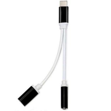 Imagem de Cabo Smartphone Up Adaptador Tipo C P/P2 Femea + Tipo C