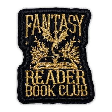 Imagem de Patch Fantasy Reader Book Club 7,6 cm Engraçado Acotar Dragão, Quarta Asa Fantasia, Livros Fantasia, Ferro On/Costurado Bordado, Aplique de Tecido Remendos para Boné de Caminhoneiro, Mochila
