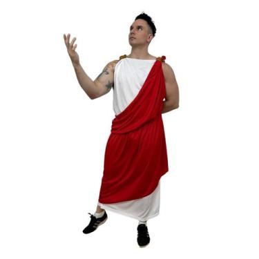 Imagem de Fantasia Nero Deus Grego Luxo Adulto Masculino Carnaval - Vendaval, Br