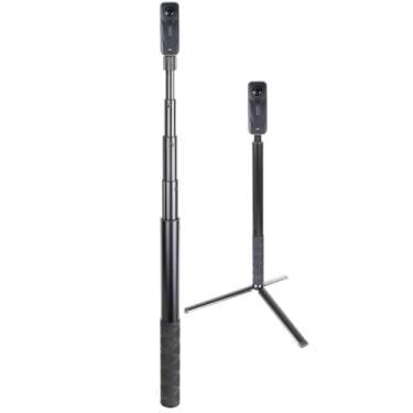 Imagem de PellKing Monopé para Osmo Insta360 one X4,61/155 cm bastão de selfie + tripé de liga de alumínio + moldura adaptadora de extensão de gaiola protetora