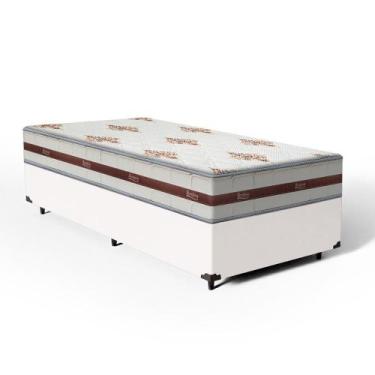 Imagem de Cama Box com Colchão de Molas Ensacadas Anjos Classic Solteiro 88cm - 