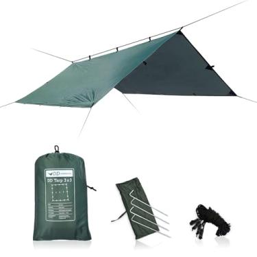 Imagem de DD Hammocks - DD Tarp 3x3 - verde-oliva: 3 m x 3 m