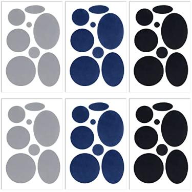 Imagem de OIIKI Kit de remendo de reparo de jaqueta de penas de 48 peças, patch de reparo de tecido de nylon para jaquetas acolchoadas, fita adesiva à prova d'água para jaquetas, casacos, roupas, barraca, sacos de dormir, calças de esqui