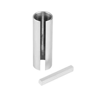Imagem de Qiilu Adaptador de manga de eixo de manivela de 2,5 cm a 2,5 cm, adaptador de manga do eixo manivela polia do motor a gás de 2,5 cm a 2,5 cm com chave de passo