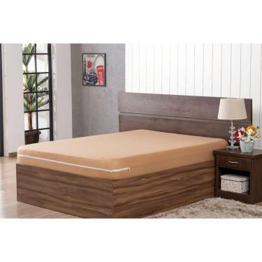 Imagem de Capa De Colchão Solteiro Malha Gel Com Zíper Palha