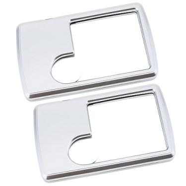Imagem de Smgda 2 Lupas Com Luz, Lupa De Bolso 3X 6X, Estojo Couro Pu Para Óculos Portáteis Tipo Cartão, Ótimo Presente Leitura, Inspeção, Moedas, Joias, Cardápio Viagem
