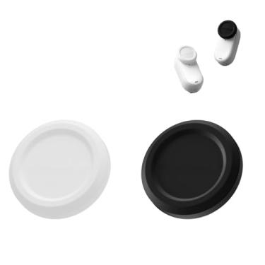 Imagem de 2 peças de tampa de lente para Insta 360 GO 3S, capa de lente de silicone para acessórios Insta360, protetor de lente de câmera de ação