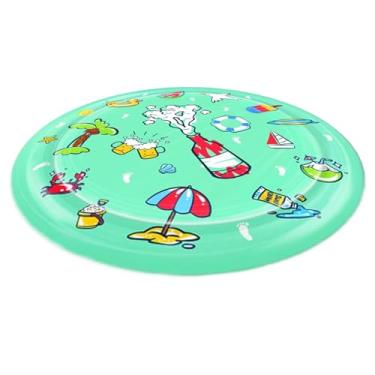 Imagem de Tapete de Água para Cão - Tapete De Brinquedo Com Fonte Para Animais De Estimação,Tapete Sprinkler Interativo para Piscina, Parque, Exterior, Interior