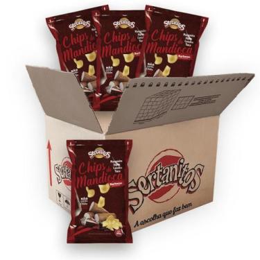 Imagem de Mandioca Chips Barbecue Sertanitos 50g 20 Pacotes S/ Gluten