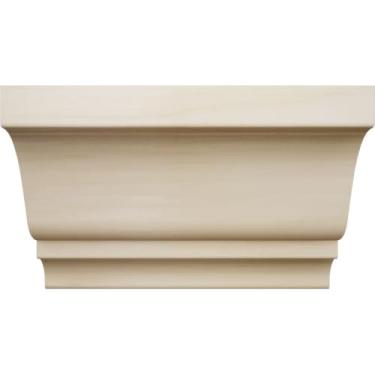 Imagem de 3 15/40.6 cm P x 15.6 cm C x 9 cm A WM45 Americraft Solid Hardwood Stain Grade MiterLink Crown Molding Coupler, Poplar (Matches Moulding MLDW01X05WM45PO)