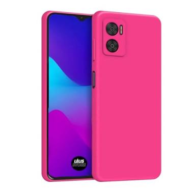 Imagem de Capa Capinha Case Para Motorola G05 Silicone Forro Aveludado Proteção Premium (ROSA NEON)