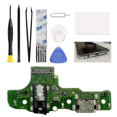 Imagem de Kit de substituição de porta de carregamento compatível com Galaxy A20s, conector de placa de base com kit de ferramentas, instruções (sem garantia de versão em português)
