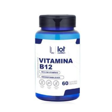 Imagem de Vitamina B12 Cianocobalamina 60 cápsulas Sistema Imunológico e Cérebro
