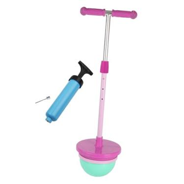 Imagem de menolana Pogo para crianças Pogo Rod Criativo Equilíbrio Treinamento Bonito Brinquedo de Salto Alto Altura Ajustável para Jogos Playground Fitness, Rosa Vermelha