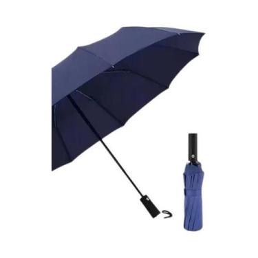 Imagem de Guarda-chuva Grande Automático Dobrável À Prova De Vento Para Homens E
