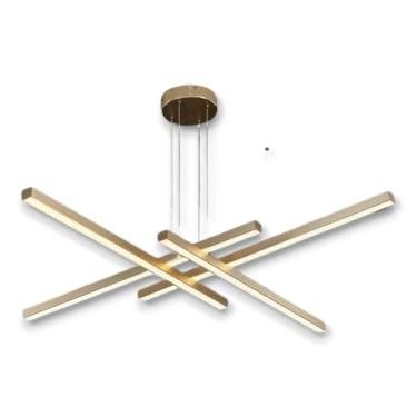 Imagem de Pendente Led Luminaria Lustre Sala 4 Barras Palito - Mg123