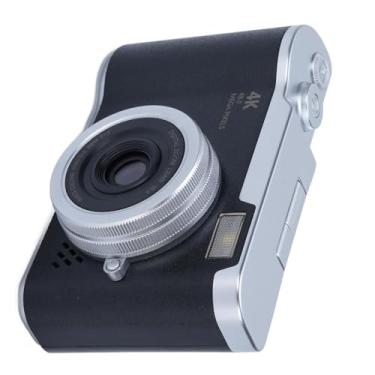 Imagem de Câmera digital para fotografia, câmera CCD para vlogs HD de 48 MP e 1080P com zoom digital de 8X, tela flip HD de 2,4 polegadas, câmera de vídeo compacta com foco automático para