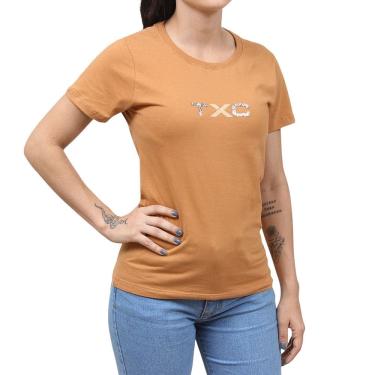 Imagem de Camiseta Feminina Laranja TXC 38281