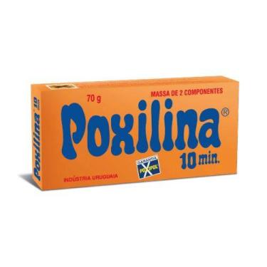 Imagem de Massa Epóxi Poxilina 70g - Ideal Conserto de Canos de Ferro, Bronze, P