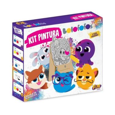 Imagem de Kit de Pintura Bolofofos - Fun Divirta-se