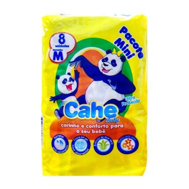 Imagem de Fralda Infantil Mini Cahe Baby M C/08