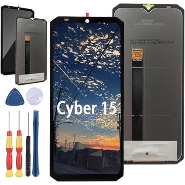 Imagem de Yuxyiony Nova tela de substituição para tela de reparo de tela LCD Hotwav Cyber 15 e acessórios de ferramentas de substituição.