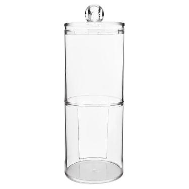 Imagem de Porta Cotonete E Algodão Redondo Duplo Em Acrílico