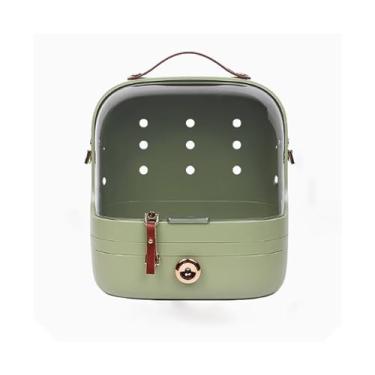 Imagem de Gaiola de pássaro, papagaio, bolsa de passeio, bolsa de passeio para pássaros, gaiola de pássaro, suprimentos para papagaios, gaiola de voo (verde)