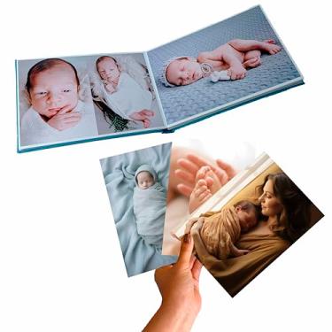 Imagem de Revelação de 20 Fotos 15x21cm + Album NewBorn Autocolante - Papel Fuji