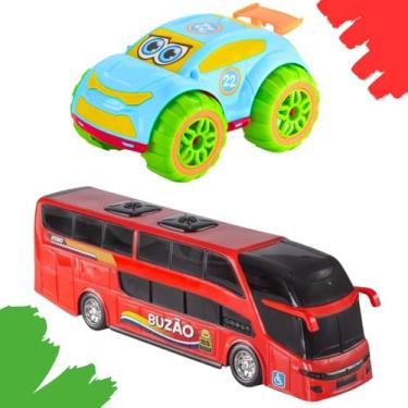 Imagem de Kit 1 Carrinho Panther Baby 1 Mini Buzão Brinquedo Criança Divertido Colorido