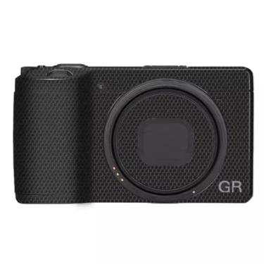 Imagem de Adesivo de câmera resistente ao desgaste GR 3 GR 3X Película protetora decalque de película protetora de precisão para Ricoh GR3 GR3X (preto matriz)