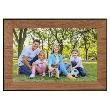 Imagem de Porta-retratos digital 10.1" WiFi 16GB Memory Wood - TAPINSAW