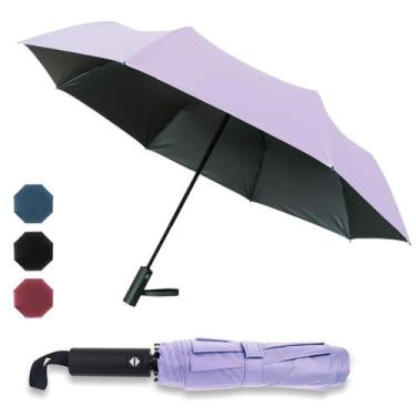 Imagem de Guarda-chuva de viagem Pumi-geous automático à prova de vento leve