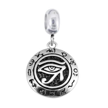 Imagem de BlingNuts Pingente Espiritual de Proteção da Sorte Prateado Compatível com Pandora Charms Pulseiras Presentes