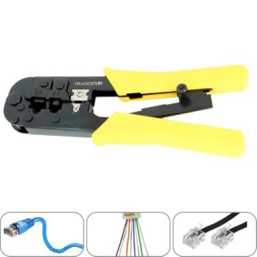 Imagem de Alicate Crimpar RJ45 RJ11 Crimpador Cabo Rede Profissional