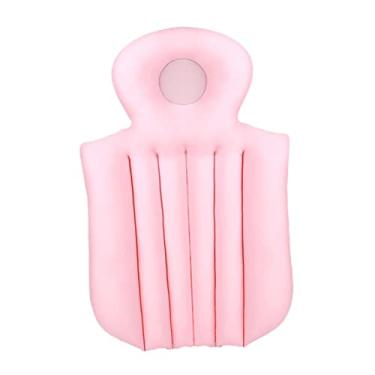 Imagem de predolo Tapete de Almofada para Banheira Completo, Tecnologia Buffer, para Suporte de Pescoço E Cóccix, Rosa 1