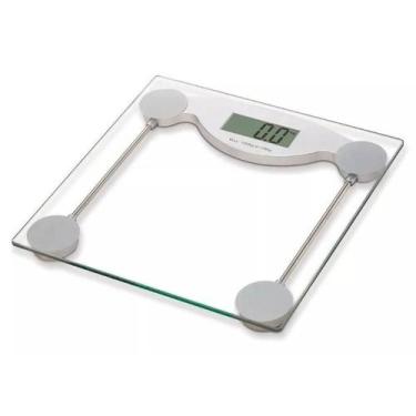 Imagem de Balança Digital Corporal Doméstica Banheiro Vidro Até 180kg - Moment