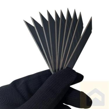 Imagem de Lâminas 30 Graus Black Aço Carbono 9mm 10peças - EXFAK