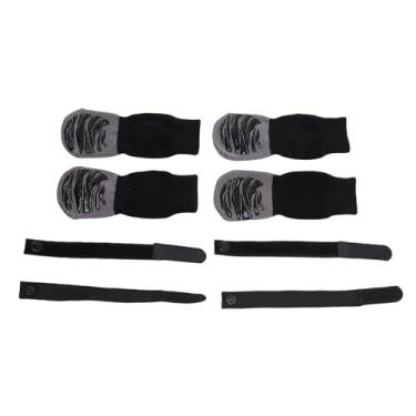 Imagem de HEEPDD Meias de Garra de Cachorro, Meias de Tração de Filhotes à Prova de Chuva Sem Deslizamento Calçados de Estimação Com Manguito Elástico para Pequenos Cães de Gatos de Algodão (S)