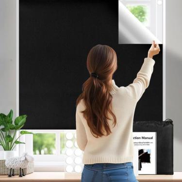 Imagem de Cortinas Blackout Blinds Keeswin para quarto 100% Blackout