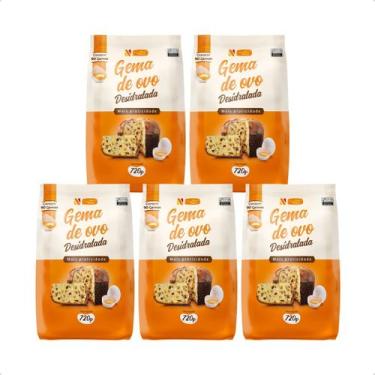 Imagem de Kit com 5x Gema De Ovo Desidratado 720g 450 Gemas Netto Alimentos
