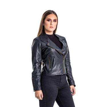 Imagem de Jaqueta de Couro Perfecto Preta - Parra Couros, M