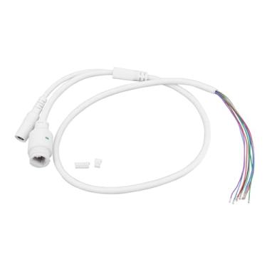 Imagem de SING F LTD Cabo LAN POE de 9 núcleos RJ45 cabo de rede de câmera 12 V 70 cm compatível com módulo de placa de câmera IP CCTV